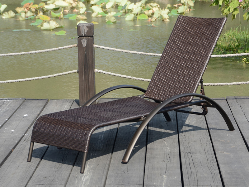 Lounge Rattan, Daybed Outdoor, Renang Renang Lounge YQ-RB-436