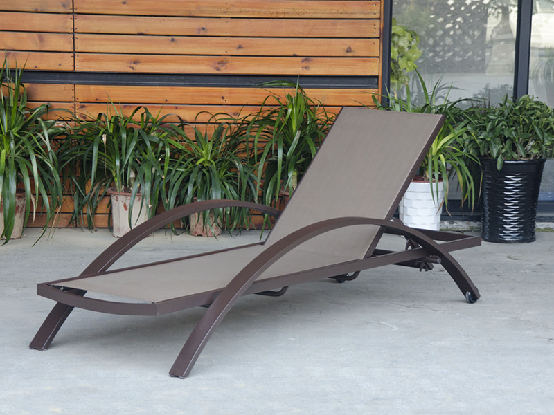 Lounge Frame Aluminium, Lounge Kolam Renang Hotel, Tempat Tidur Hari Luar Ruangan YQ-TB-442B