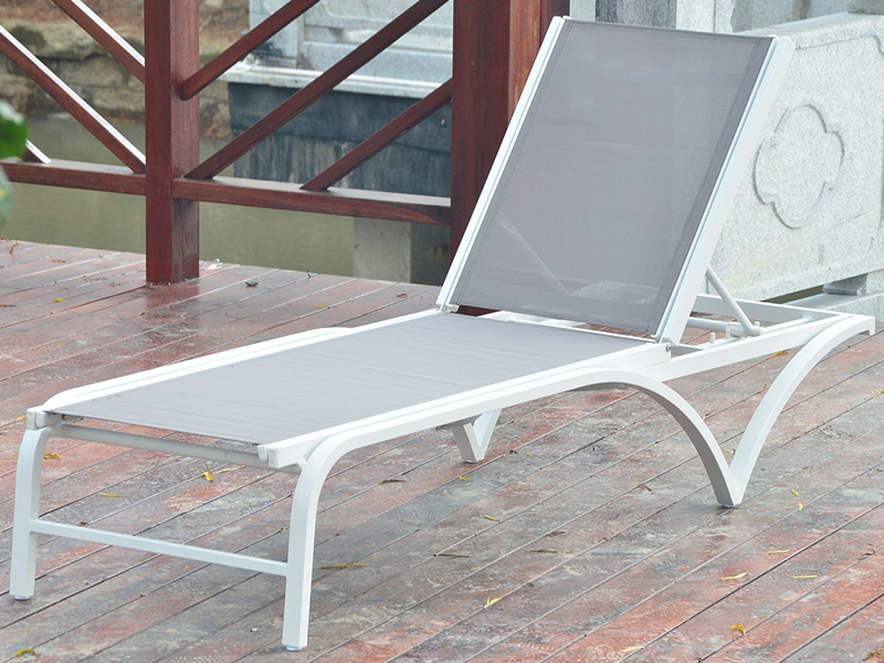Daybed Outdoor Recliner Chair Mesh Patio Furniture, Sunbed, Hotel Swimming Pool Lounge YQ-TB-508