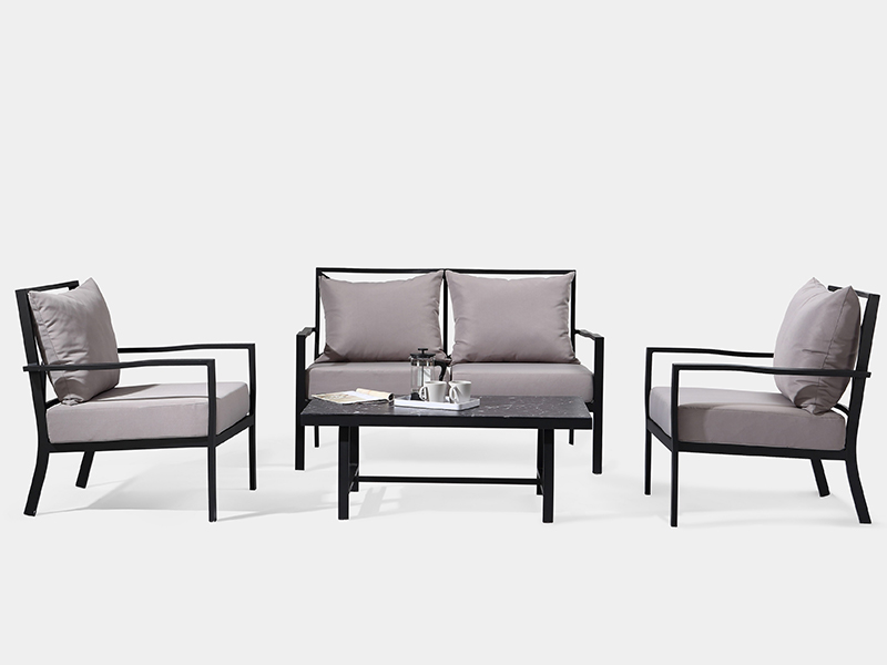 Sofa Taman Modern, 4pcs Pasio Item YQA-1012